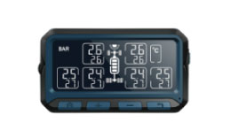 Tyre Care T550S Solar TPMS with 4 internal and 2 external tyre pressure monitoring sensors